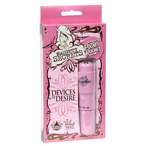Naughty Secrets Devices of Desire Velvet Touch Pocket Rocket - Image 3