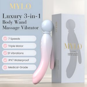 MYLO 3-in-1 Body Wand Massager Air