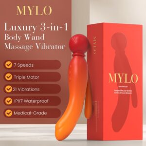 MYLO 3-in-1 Body Wand Massager Fire